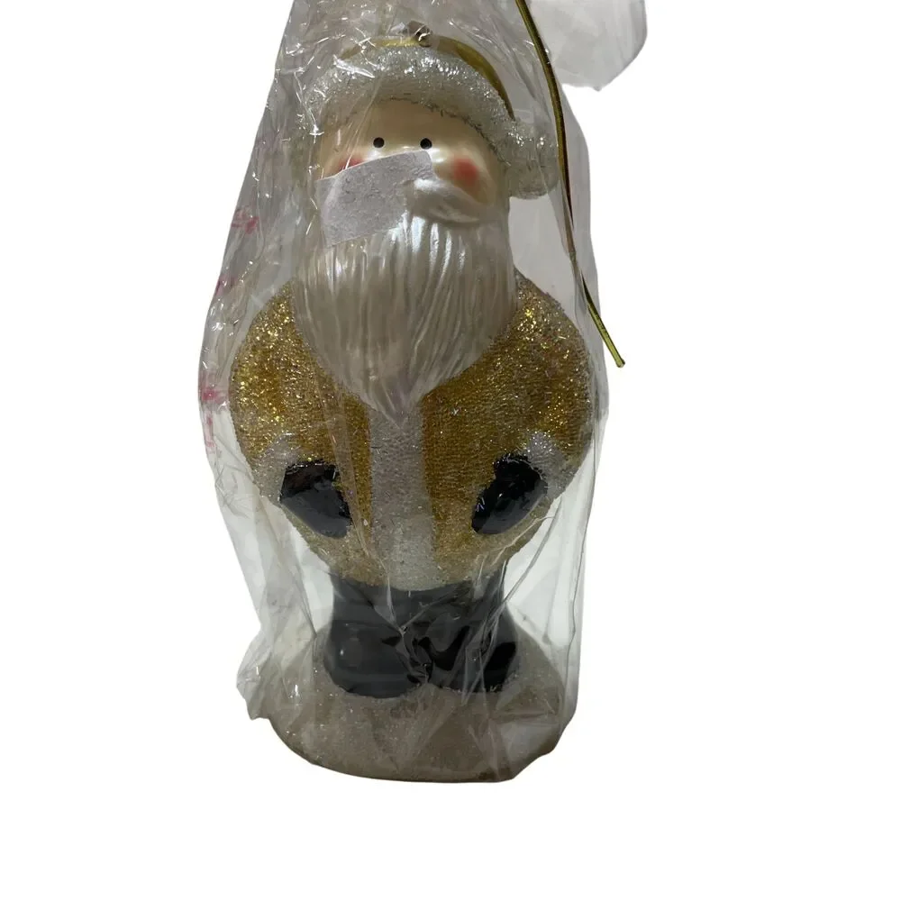 Pottery Barn Vintage Santa Claus Candle NEW 6